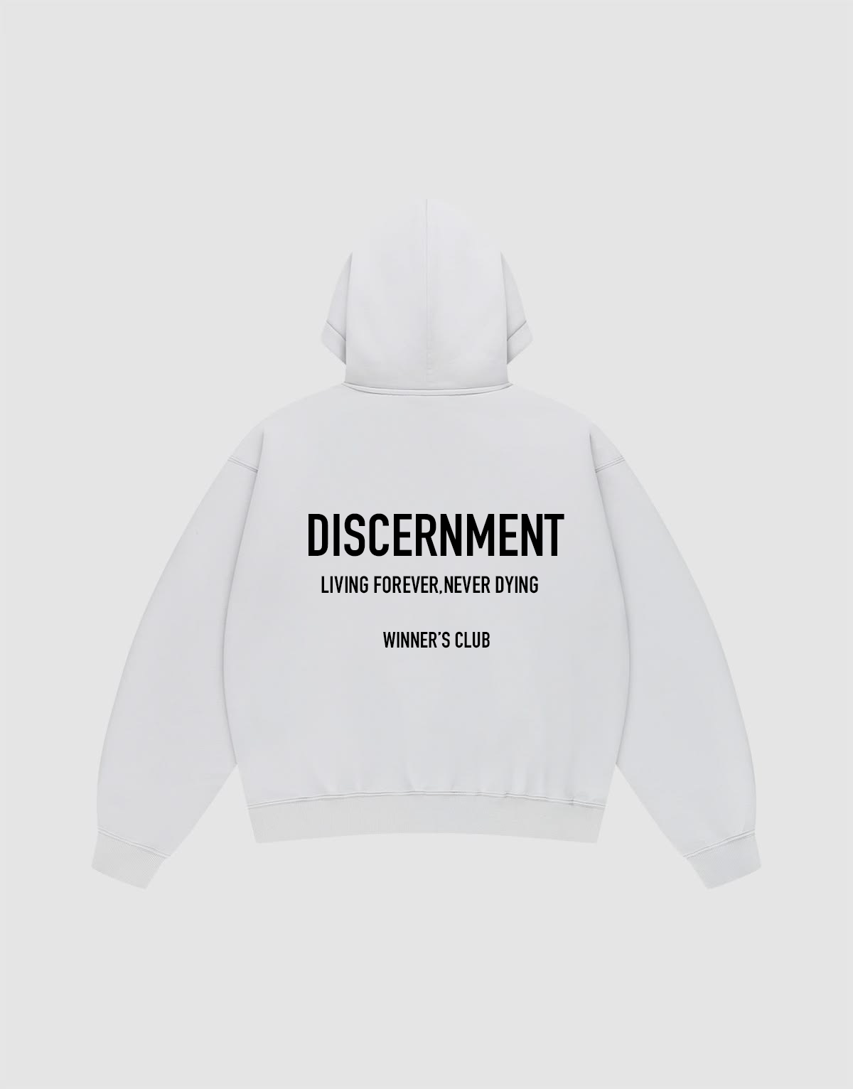 WHITE OVERSIZED WINNERS CLUB WARMER