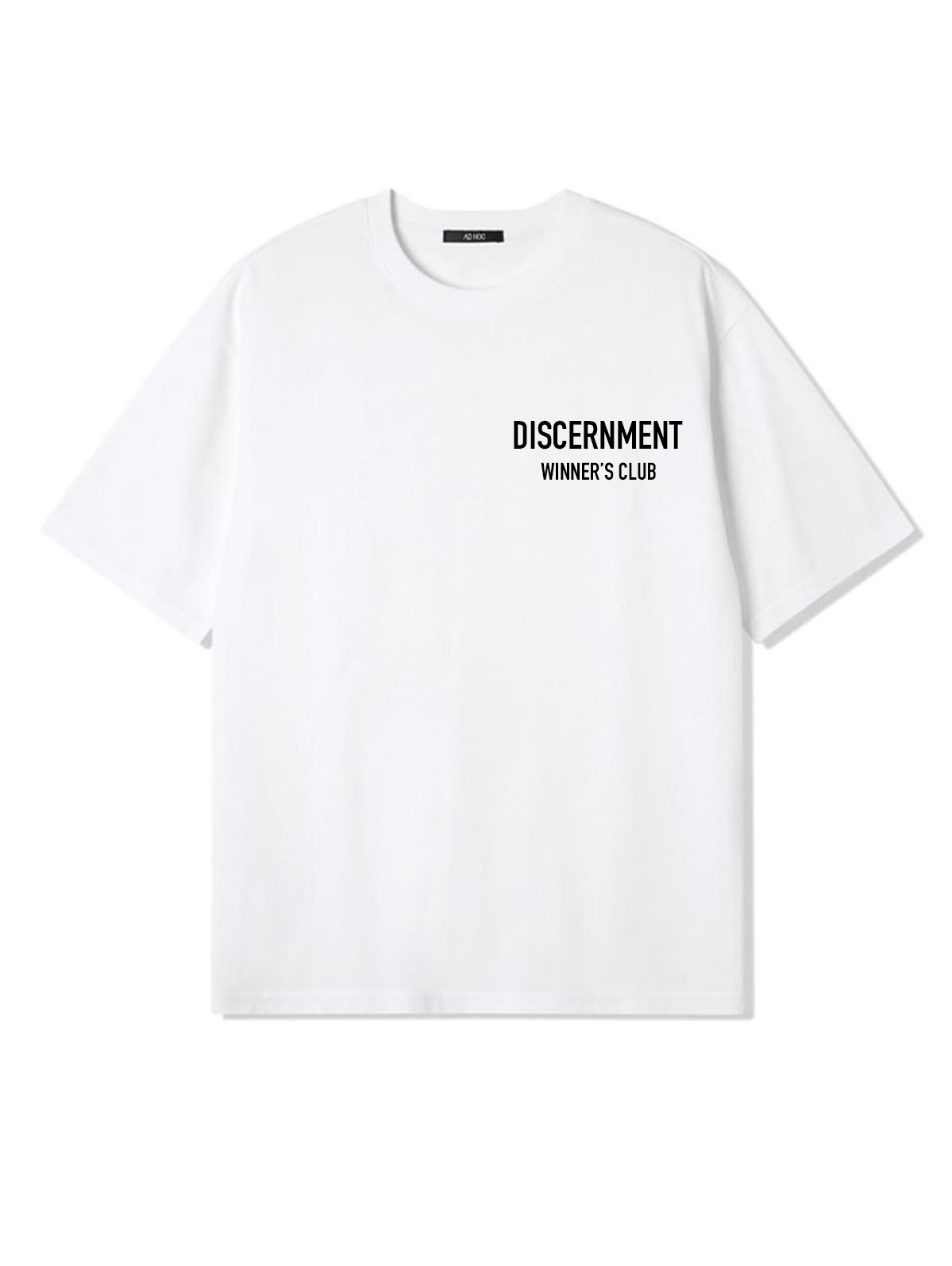 WHITE WINNERS CLUB OVERSIZED TEE