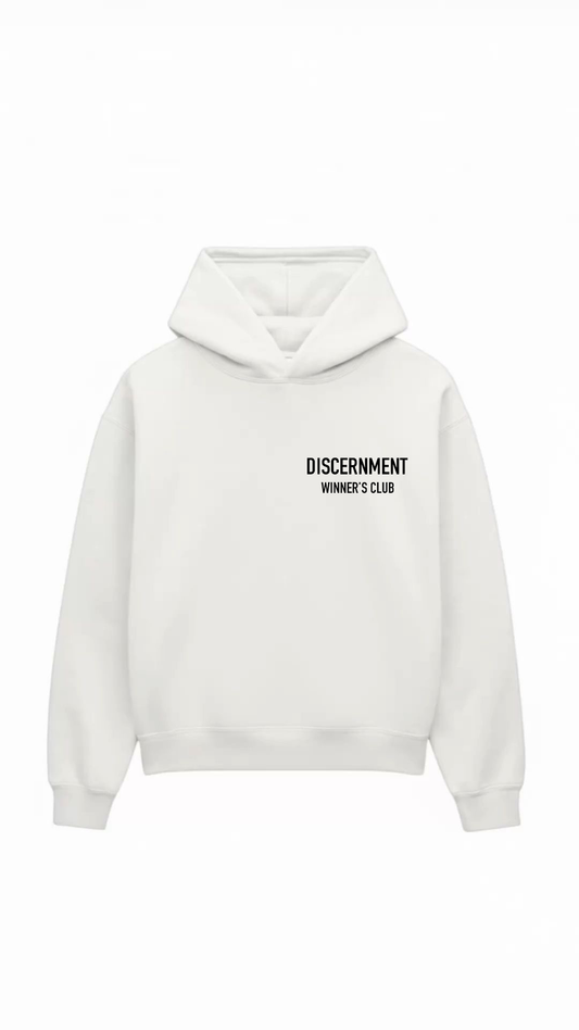WHITE OVERSIZED WINNERS CLUB WARMER